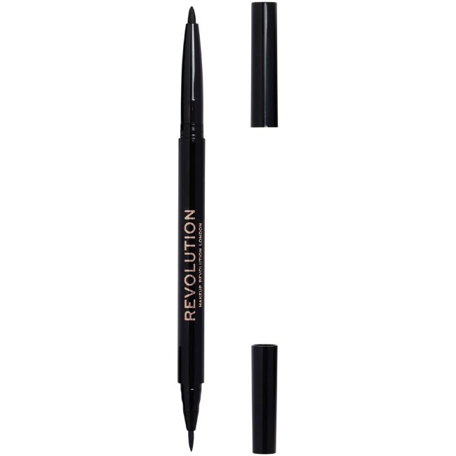 Подводка для глаз Makeup Revolution felt 0,18 гр и kohl 1 мл дуо черная