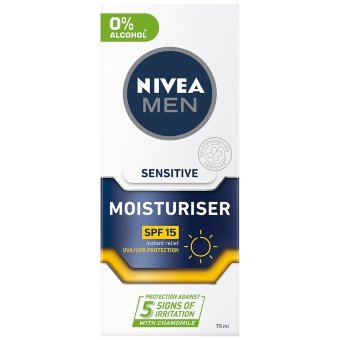 Увлажняющий крем для лица NIVEA MEN Sensitive 75 мл SPF 15