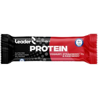 Протеиновый батончик Leader Performance Protein Yoghurt, клубника и малина 61 гр