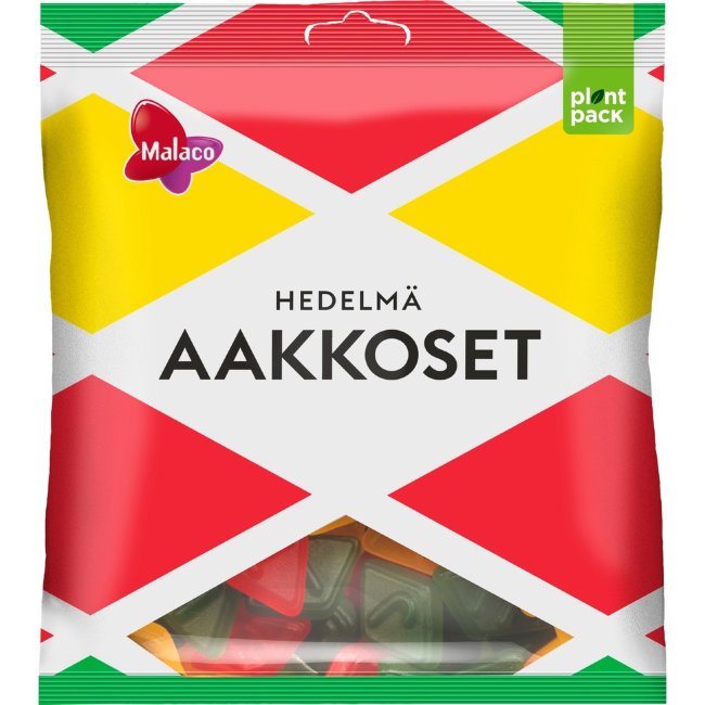 Микс фруктовых конфет Malaco Aakkoset 340 гр