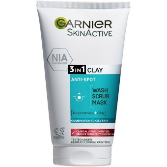 Комбинированное средство для очищения лица Garnier Skin Active 3in1  150 мл