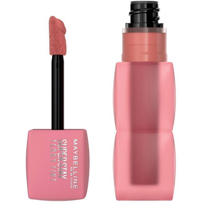 Жидкая губная помада Maybelline New York Super Stay Teddy Tint 5 мл 90 Ribbon Tied Жидкая губная помада Maybelline New York Super Stay Teddy Tint 5 мл 90 Ribbon Tied