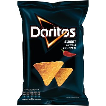 Начос из кукурузных чипсов Doritos со сладким чили и перцем 170 гр