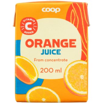 Апельсиновый сок Coop 200 мл