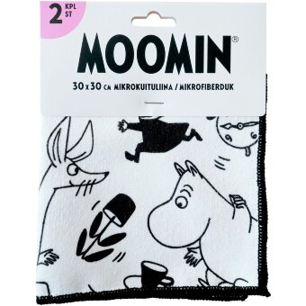 Салфетки из микрофибры Moomin (уп 2 шт)