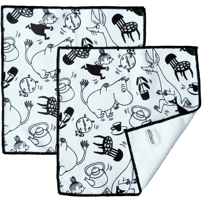Салфетки из микрофибры Moomin (уп 2 шт) Салфетки из микрофибры Moomin (уп 2 шт)