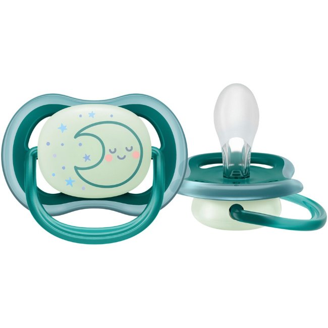 Соска Philips Avent Ultra Air Night 6-18 мес, (уп 2 шт)