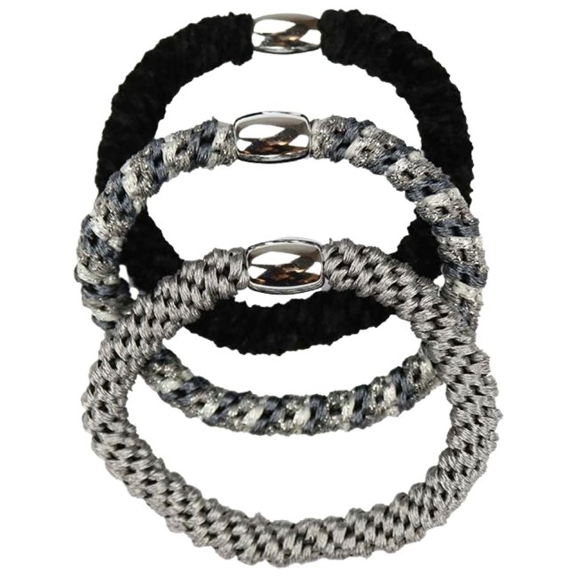 Повязка для волос черная микс (уп 3 шт) Accessories with Style