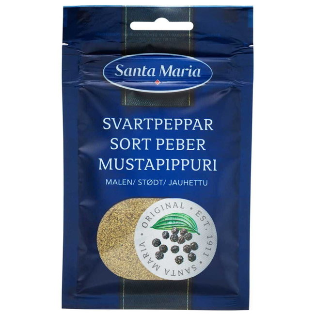 Перец черный молотый Santa Maria 20 гр