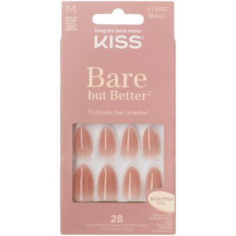 Накладные ногти Kiss Bare but Better Fairest Nude 28 шт