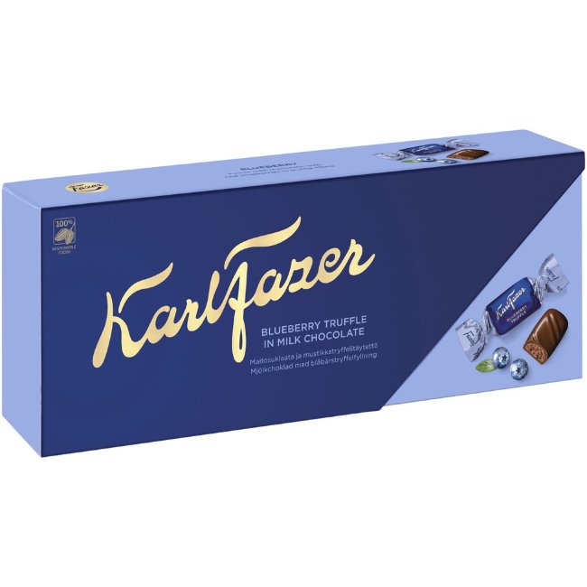 Шоколадные конфеты Черничный трюфель Fazer Blueberry Truffle 270 гр