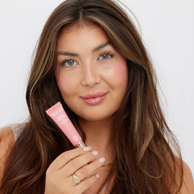 Матовая кремовая румяна Gosh Matte Blush Up, dusty rose, 14 мл