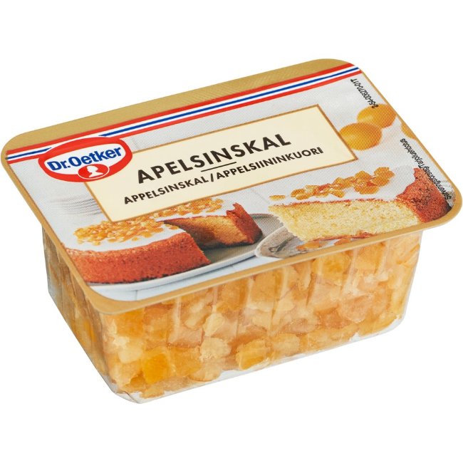 Цедра апельсина (ломтики) Dr. Oetker 100 гр