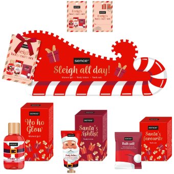 Подарочный набор Sence Collection из 3 предметов уход за телом Sleigh The Christmas List