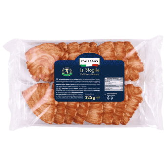 Слоёное печенье Le Sfoglie ITALIAMO 225 гр