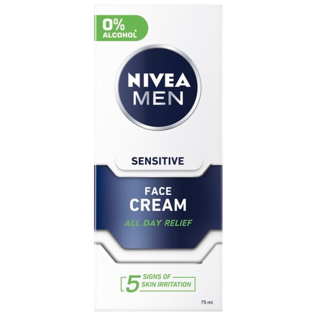 Крем для лица мужской для чувствительной кожи Nivea Men Sensitive 75 мл