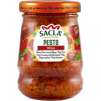 Песто с салями 'Nduja Saclà 90 гр