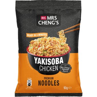 Пикантная лапша Yakisoba Mrs Cheng’s с курицей 93 гр Пикантная лапша Yakisoba Mrs Cheng’s с курицей 93 гр