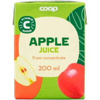 Яблочный сок Coop 200 мл