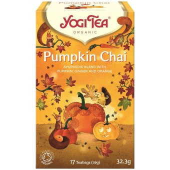 Пряный чай Yogi Tea Luomu Pumpkin Chai аювердический 17x1,9 гр
