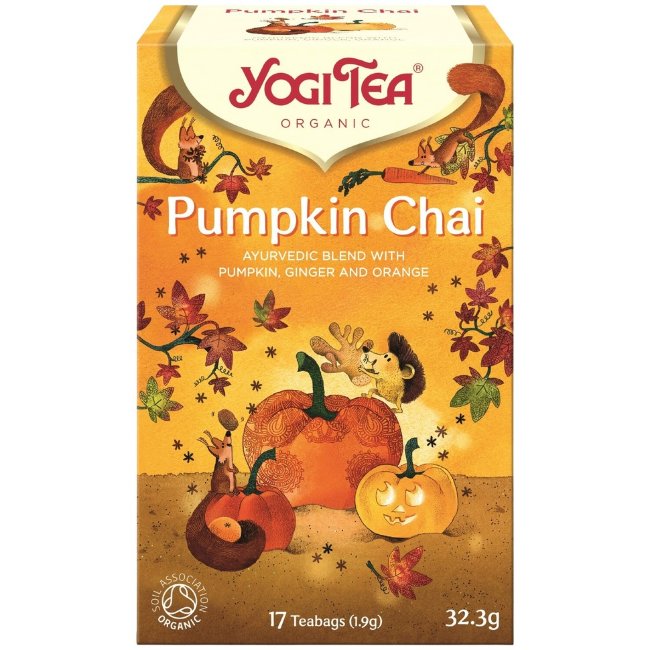 Пряный чай Yogi Tea Luomu Pumpkin Chai аювердический 17x1,9 гр