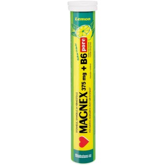 Шипучие таблетки с магнием и витамином B6 Magnex 375 mg + B6 pore 20 шт Vitabalans Шипучие таблетки с магнием и витамином B6 Magnex 375 mg + B6 pore 20 шт Vitabalans