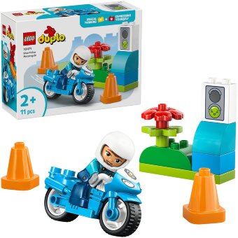 Конструктор LEGO® DUPLO Город Синий полицейский мотоцикл 10471