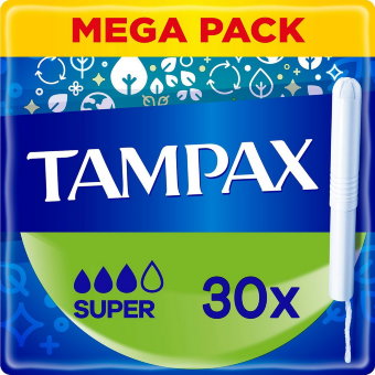 Тампоны гигиенические Tampax Super 3/4, 30 шт