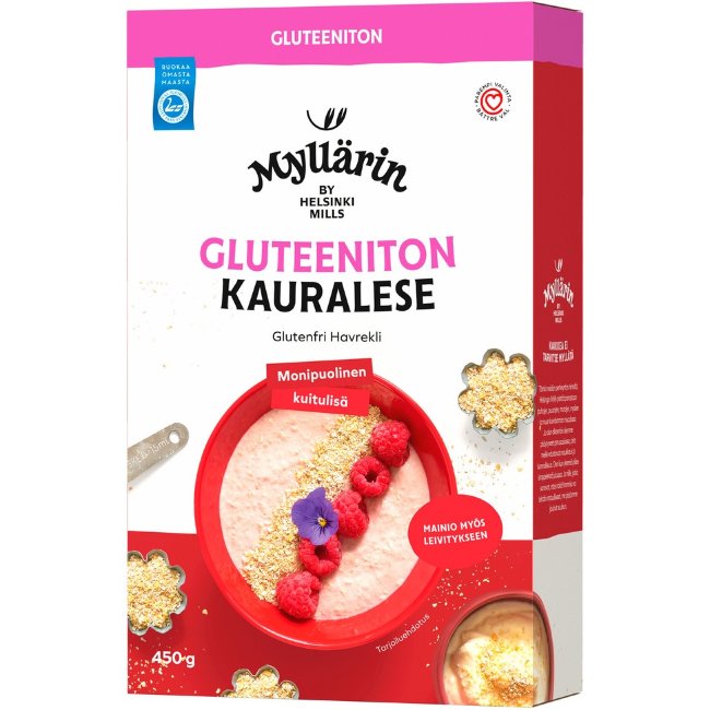 Отруби овсяные без глютена Myllаrin Kauralese 450 гр
