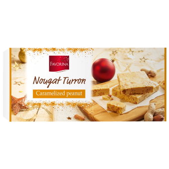 Нуга с хрустящим арахисом Favorina 200 гр