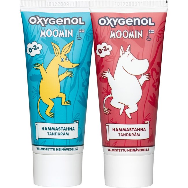 Детская зубная паста Oxygenol Muumi 0-2 года с ксилитом и фтором 50мл