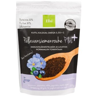 Плодовая клетчатка Elixi pellanvansiemenrouhe plus 300 гр Плодовая клетчатка Elixi pellanvansiemenrouhe plus 300 гр