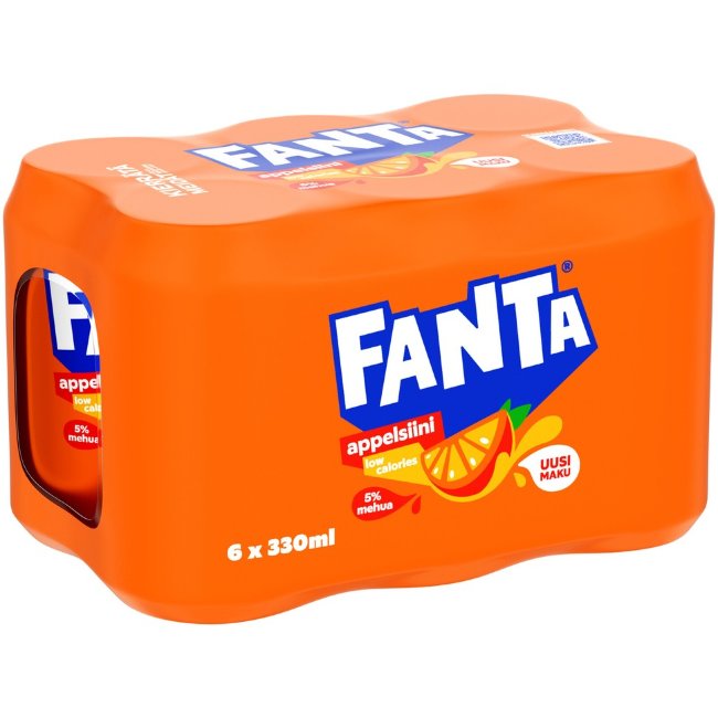 Напиток Fanta Appelsiini апельсиновый шипучий (уп 6 шт) 0,33 л Напиток Fanta Appelsiini апельсиновый шипучий (уп 6 шт) 0,33 л