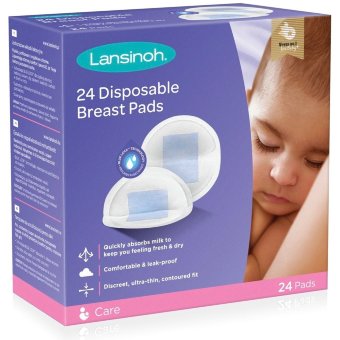 Вкладыши для бюстгалтера Lansinoh (белые) 24 шт
