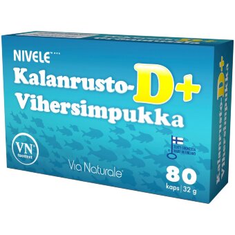 Витамины для суставов с акульим хрящем Hainrusto+vihersimpukka D+ 80 капсул Via Naturale Витамины для суставов с акульим хрящем Hainrusto+vihersimpukka D+ 80 капсул Via Naturale