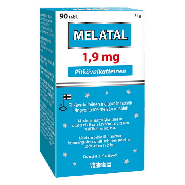 Мелатонин для сна Melatal Vitabalans 1,9  мг 90 шт