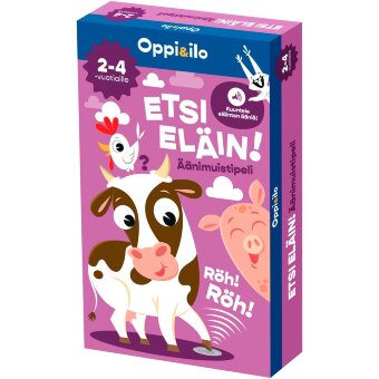 Игра на память с животными Oppi&ilo 2-4 года