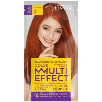 Тонирующий шампунь Joanna Multi Effect Огненно-красный 015