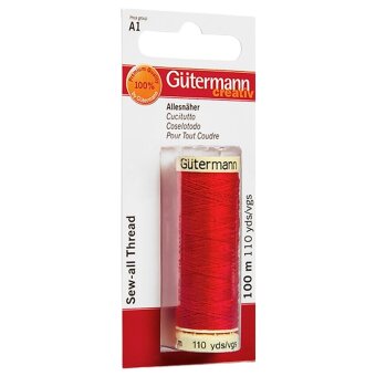 Универсальная швейная нить Gütermann 100 м полиэстера, красная