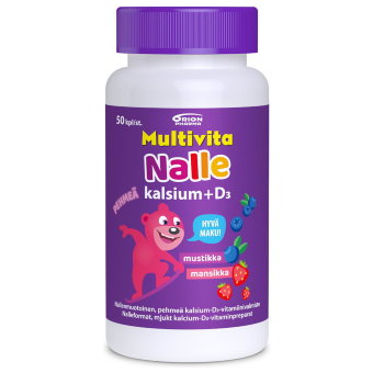Кальций и витамин D3 для детей Multivita NamiNalle жевательные мишки 50 шт Кальций и витамин D3 для детей Multivita NamiNalle жевательные мишки 50 шт
