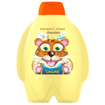 Детский шампунь и гель для душа OnLine Chocolate (Шоколад) 300 мл