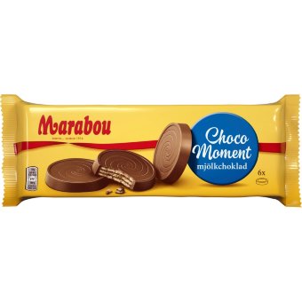 Вафли в молочном шоколаде Marabou 180 гр Вафли в молочном шоколаде Marabou 180 гр
