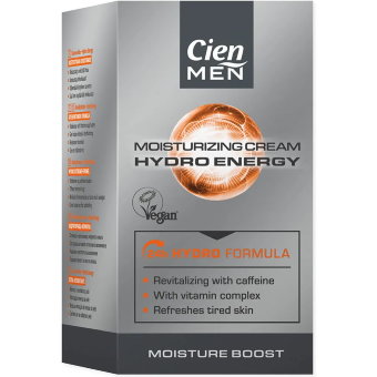Гидрогель для мужчин Cien MEN HYDRO ENERGY (увлажнение с витаминами 24 часа) 50 мл