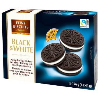 Печенье Feiny Biscuits Black & White 176 гр Печенье Feiny Biscuits Black & White 176 гр