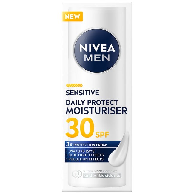 Увлажняющий крем для лица NIVEA MEN Sensitive Daily Protect SK30 50 мл