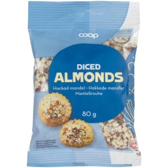 Миндальная крошка для выпечки Coop 80 гр