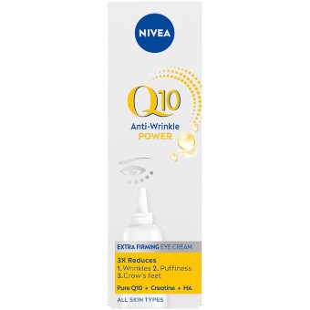 Экстра укрепляющий крем против морщин для кожи вокруг глаз с Q10 NIVEA 15 мл