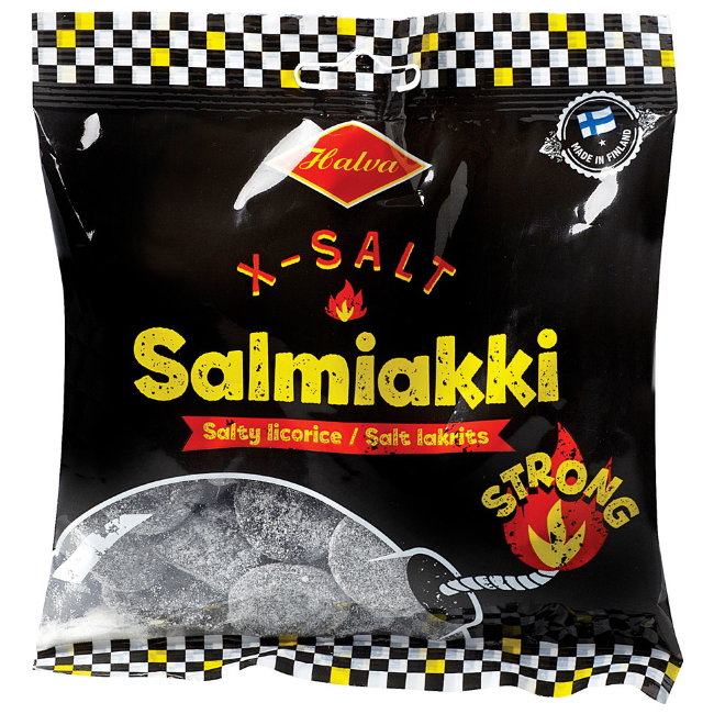 Конфеты Salmiakki с солью Halva X-salt 120 гр