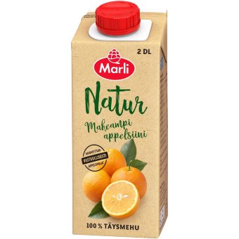 Сок апельсиновый Marli Natur Makeampi 2 дл