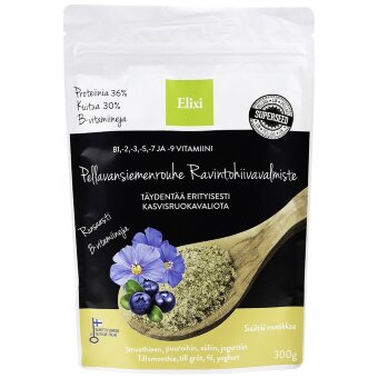 Пекарская смесь из льняных семян Elixi с пищевыми дрожжами 300 гр Пекарская смесь из льняных семян Elixi с пищевыми дрожжами 300 гр